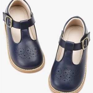 Kiderence Toddler Little Girls Mary Jane Dress Shoes School Oxford blue